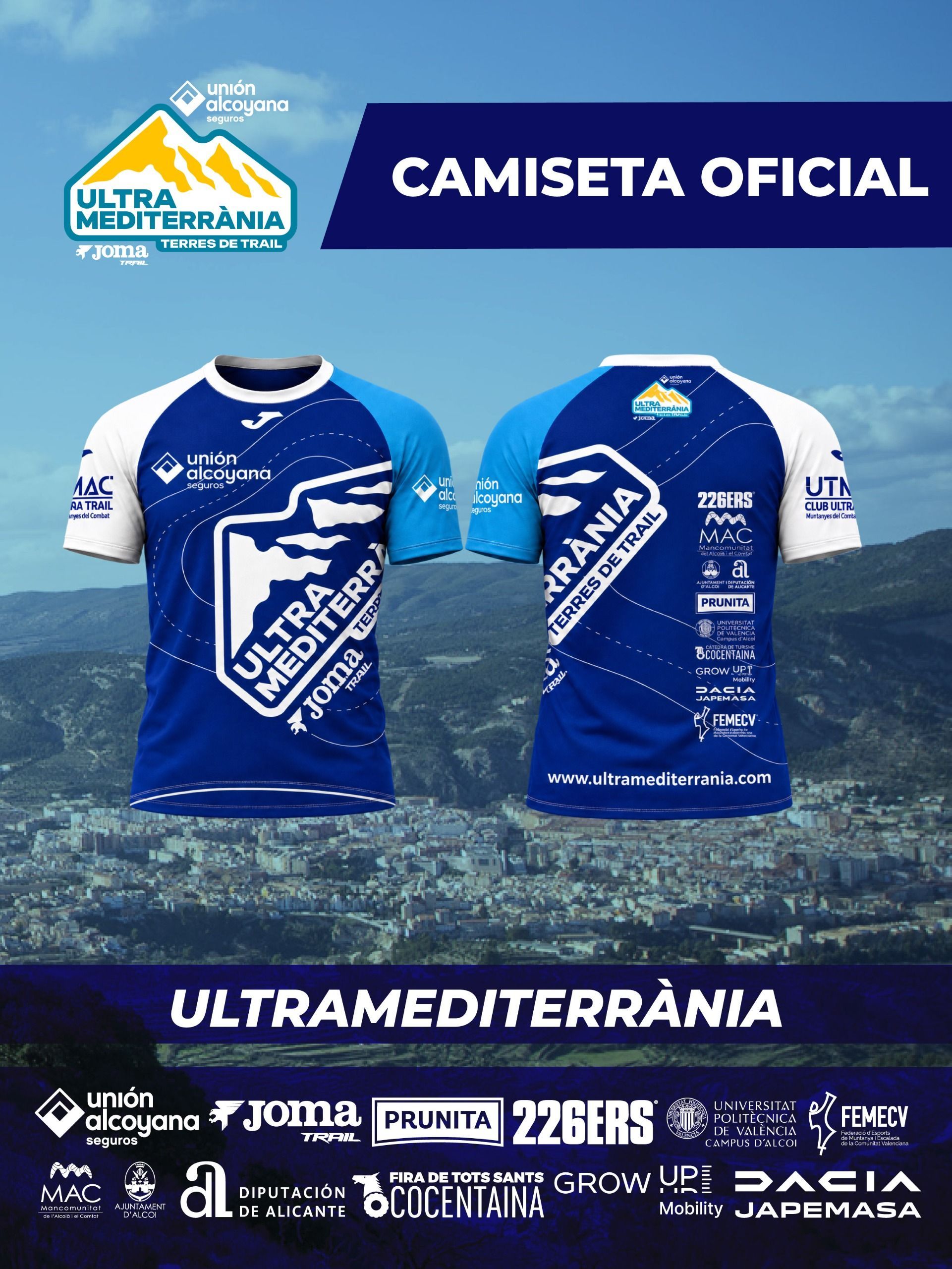 Camiseta oficial de corredor